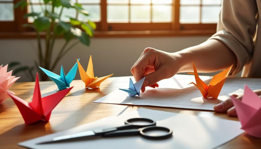 entdecken sie die faszinierende welt der japanischen papierfaltkunst und lernen sie die traditionellen techniken des origami kennen.