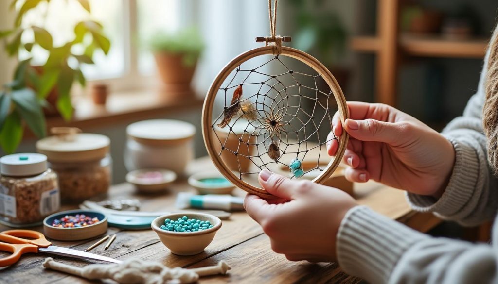 entdecken sie eine einfache anleitung zum basteln von traumfängern und gestalten sie kreative dekoideen für ihr zuhause.